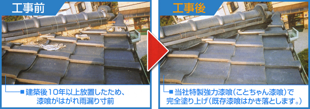 日本瓦の場合